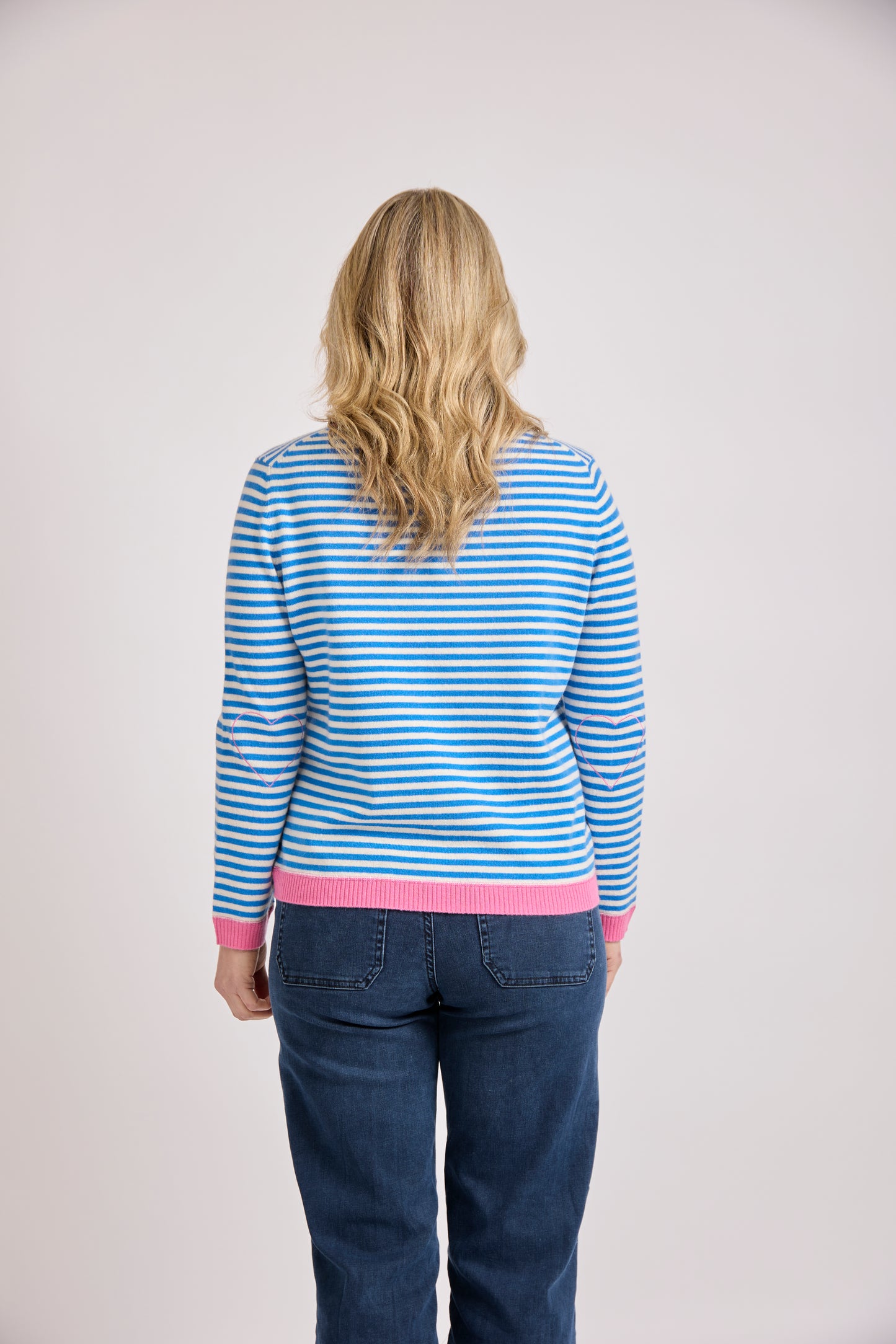 Emma boxy striped jumper