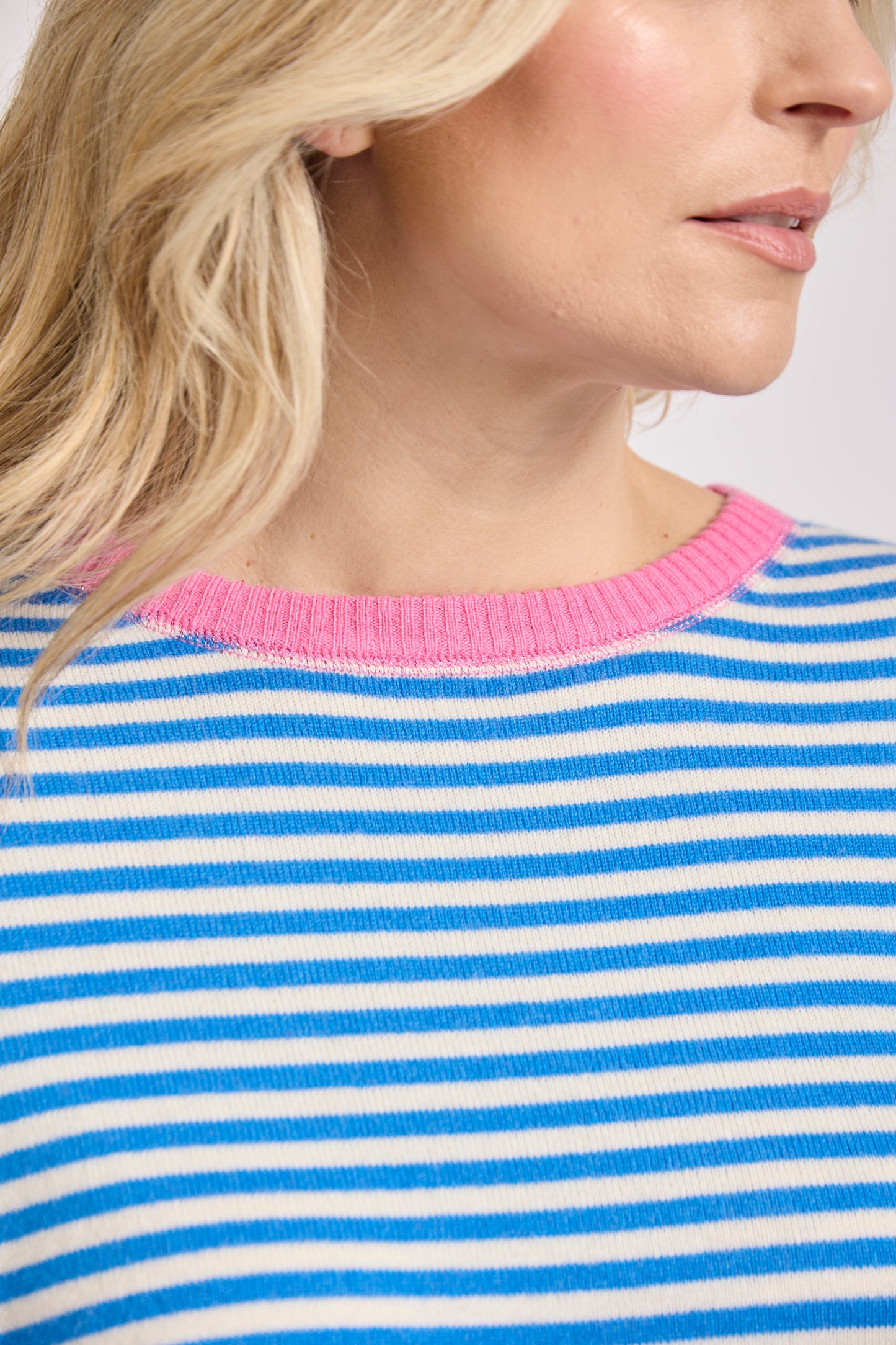 Emma boxy striped jumper