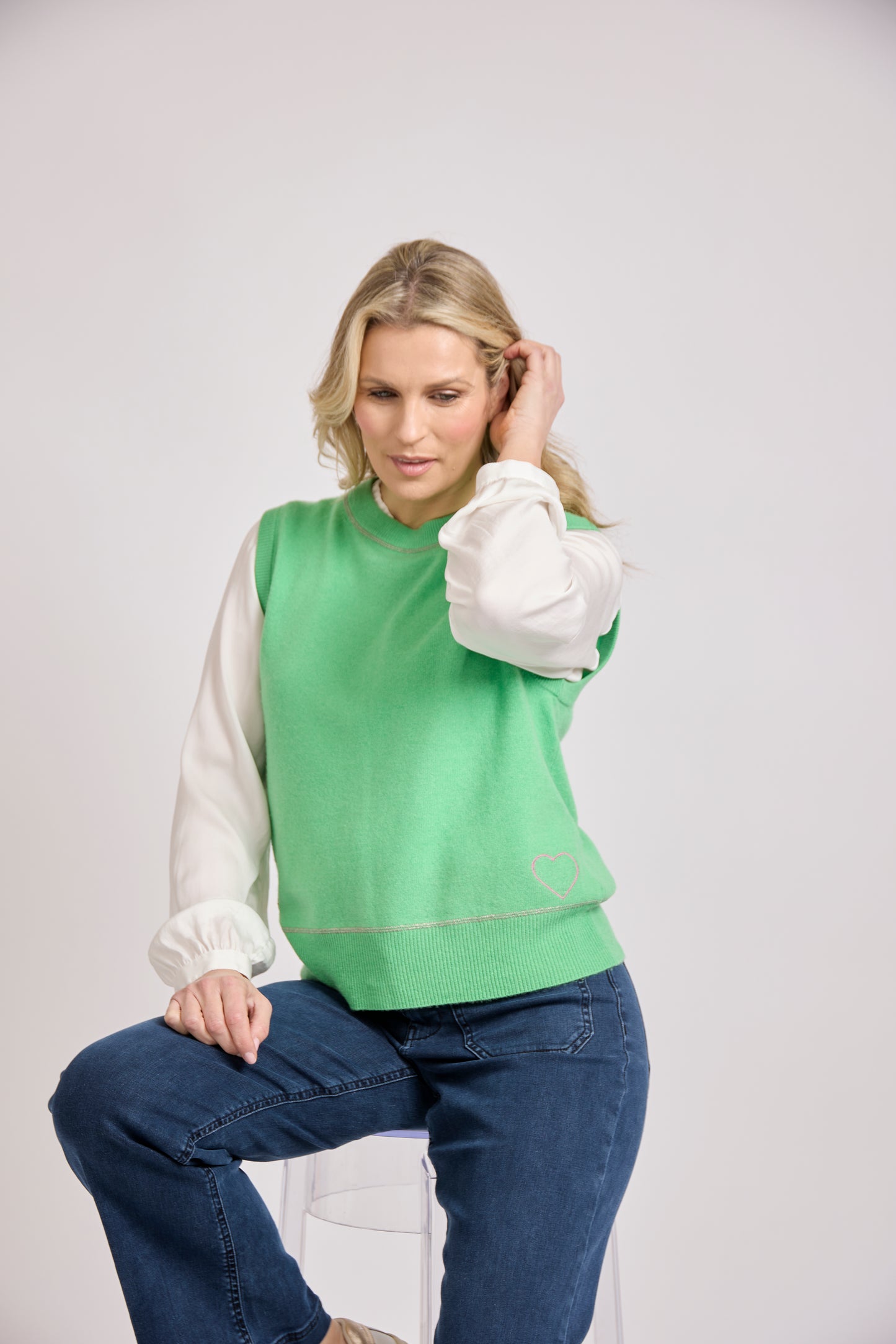 Lucy boxy crew neck tank top
