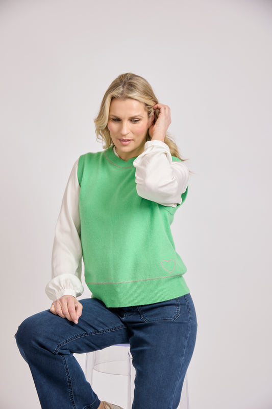 Lucy boxy crew neck tank top