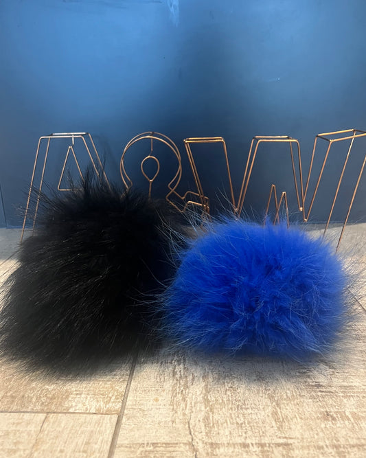 Luxury 14cm fur pompom