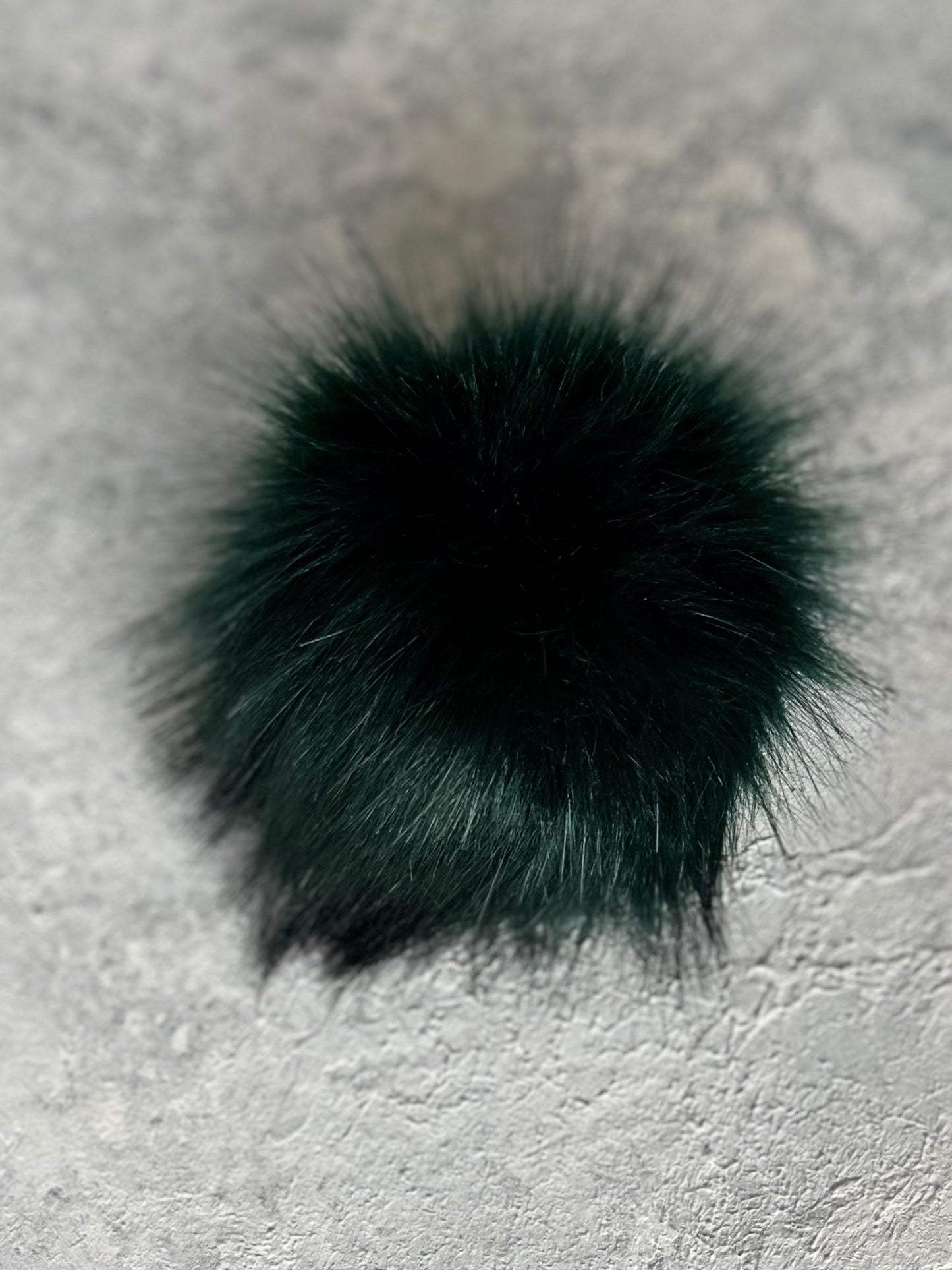 Luxury faux fur pompom