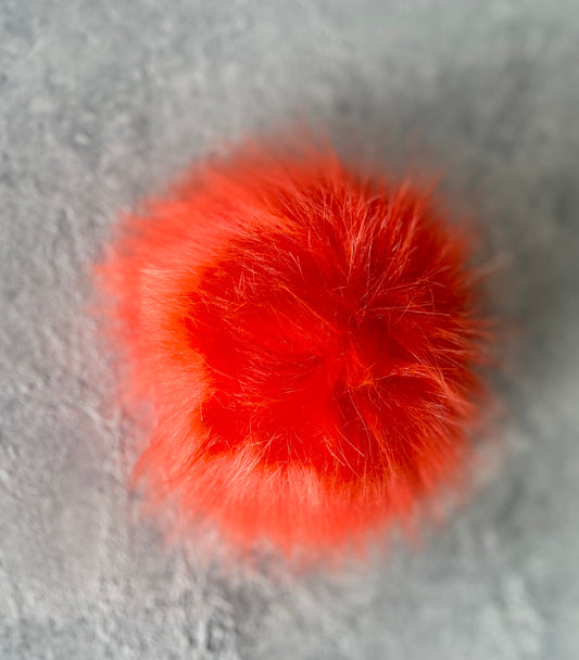 Luxury faux fur pompom