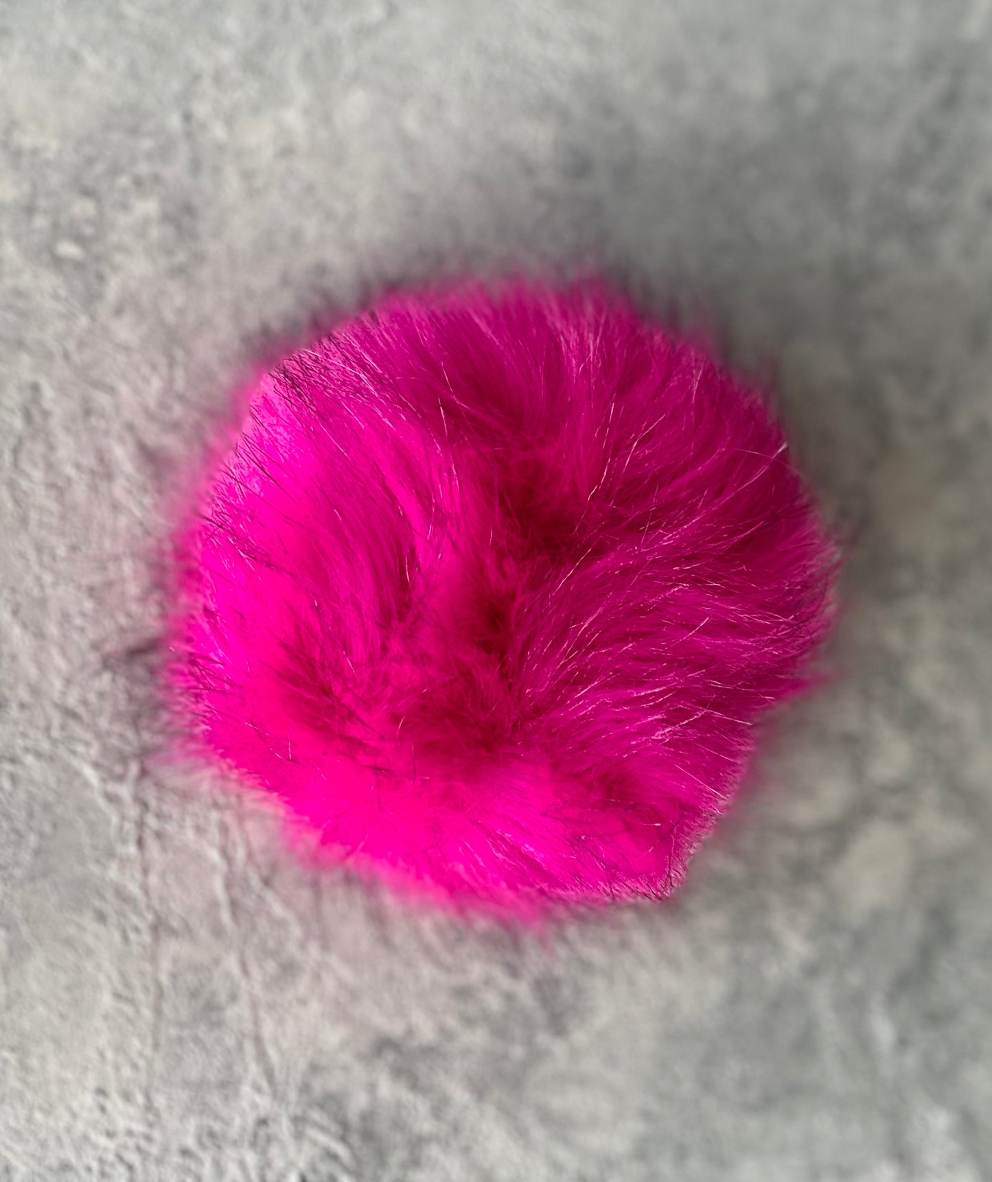 Luxury faux fur pompom