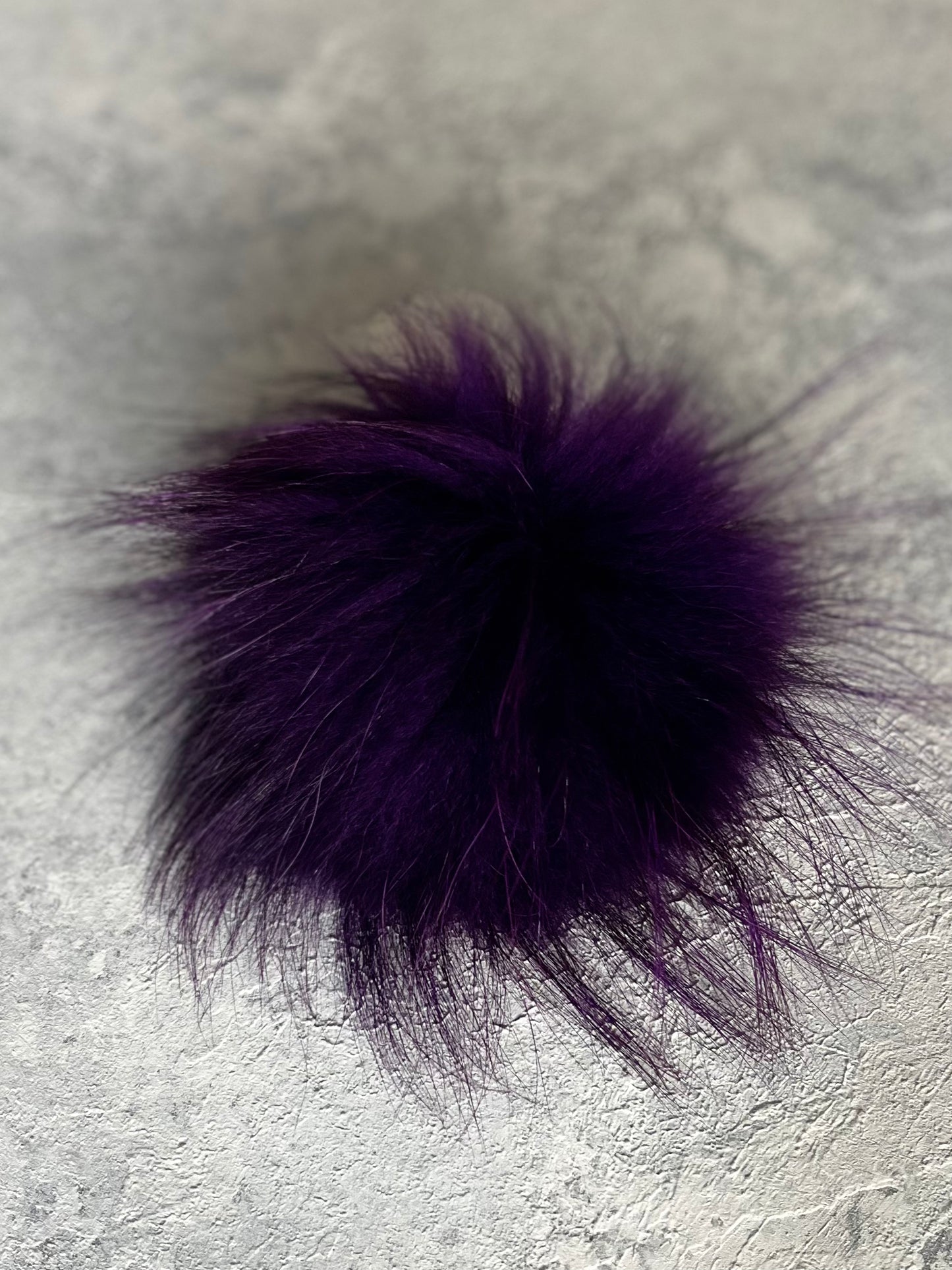 Luxury 12cm fur pompom